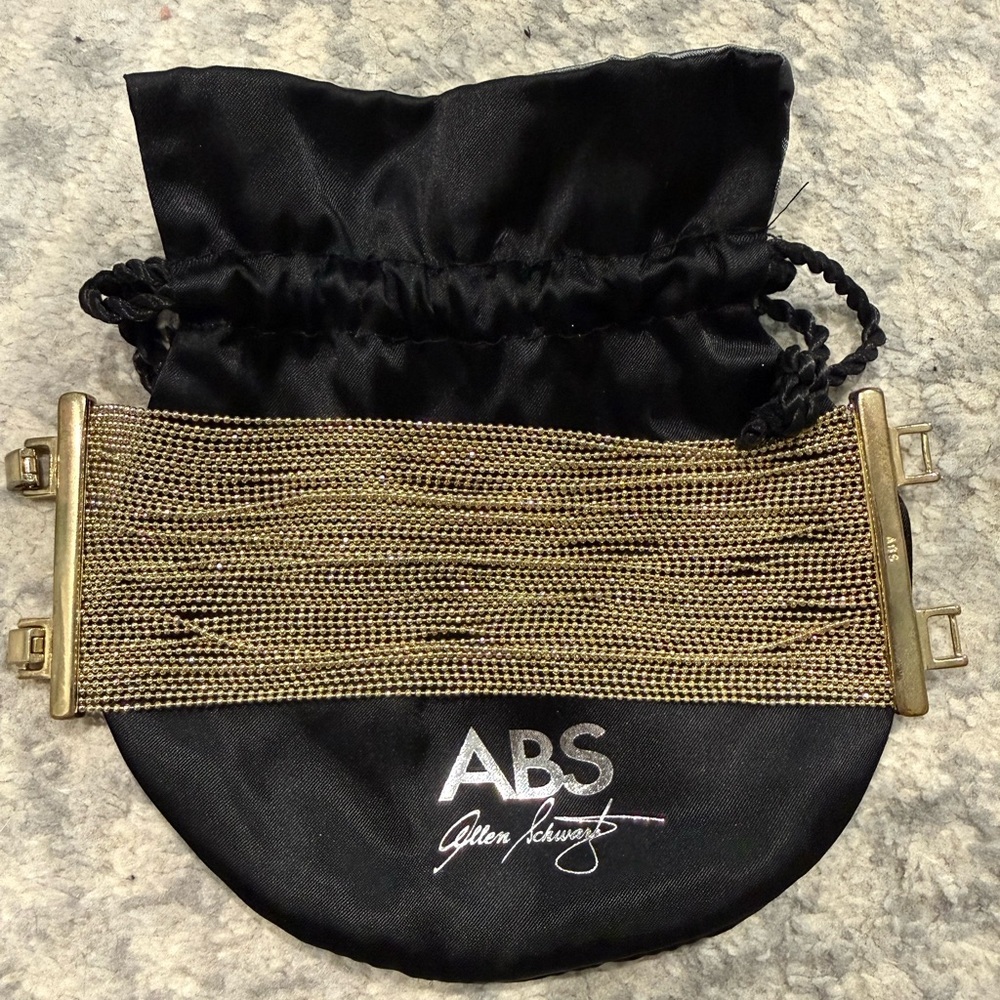 ABS BY Allen Schwartz 
Gold chain bracelet